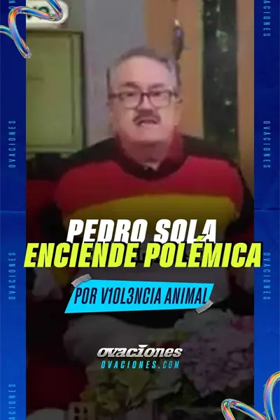 Pedro Sola enciende pol&eacute;mica por violencia animal