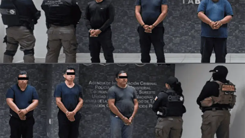 Operativo Enjambre: ¿quiénes eran los 6 policías detenidos y de qué se les acusa? Operativo Enjambre. Foto: FGR.