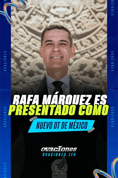 Rafa M&aacute;rquez es presentado como nuevo DT de M&eacute;xico