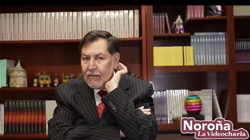 Noro&ntilde;a afirm&oacute; que Mier debi&oacute; de hablar primero con &eacute;l, antes de emitir su opini&oacute;n en contra de su candidatura. Foto: Captura de pantalla