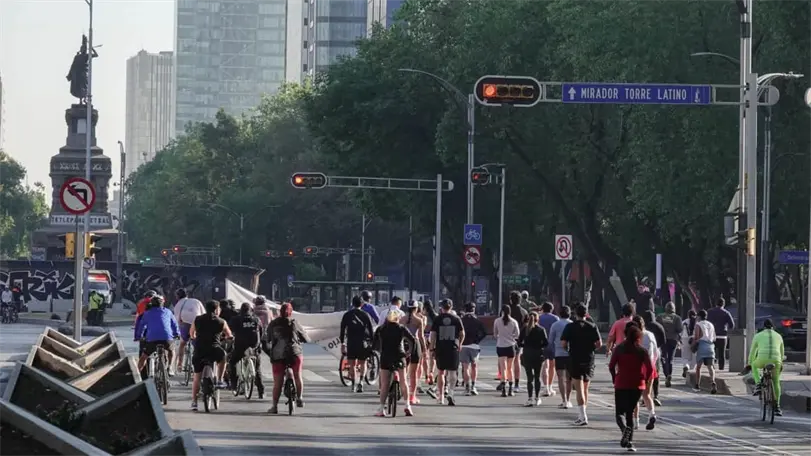 Esta ser&aacute; la ruta del Paseo Dominical Mu&eacute;vete en Bici este domingo 12 de julio. Foto: Cuartoscuro