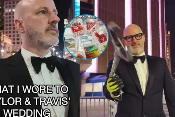 Influencer vende basura de la boda de Taylor Swift