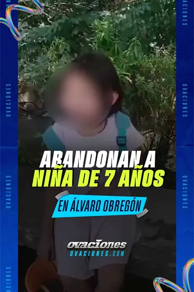 Abandonan a ni&ntilde;a de 7 a&ntilde;os en un parque de &Aacute;lvaro Obreg&oacute;n