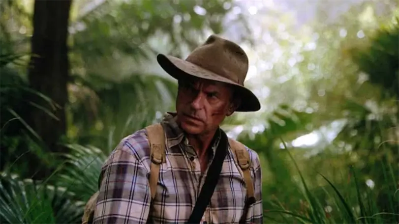 Muere Sam Neill, actor de Jurassic Park a los 78 años Sam Neill dio vida a su personaje, el Dr. Alan Grant. Foto: Especial