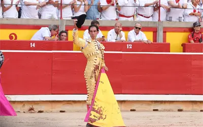 Fernando Adri&aacute;n encuentra el triunfo con el buen quinto de La Palmosilla en Pamplona