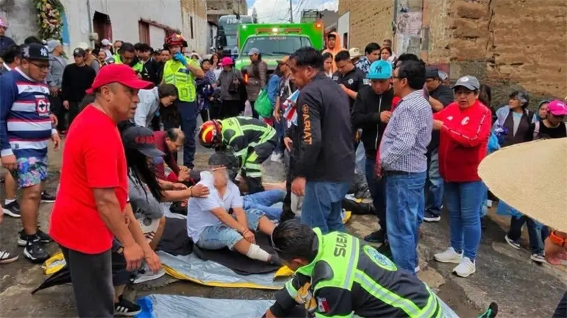 Rayo sorprende a familias en Toluca y deja varios heridos; una embarazada fue hospitalizada Foto: Gobierno municipal