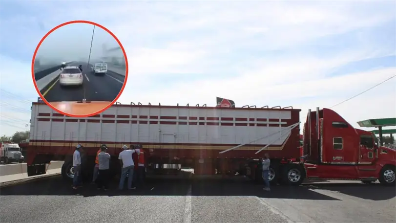Modus operandi de los asaltos con láser en las carreteras Transportistas han reportado diferentes maneras para asaltar las unidades. Foto: Cuartosturo/Especial