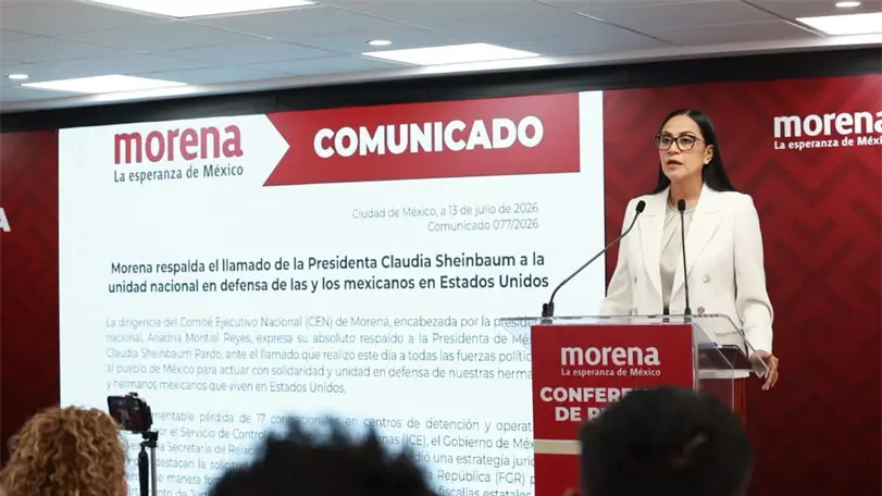 Morena mueve sus fichas: revisa a los aspirantes para la coordinación estatal en Chihuahua Ariadna Montiel aseguró que los partidos de oposición son mezquinos. Foto: Morena