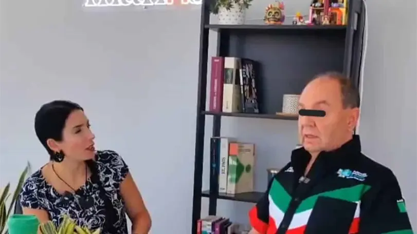 El día que el francotirador de Puebla elogió la seguridad Rafael Zabalza Beraza. Foto: Captura del video de Ambas Manos.