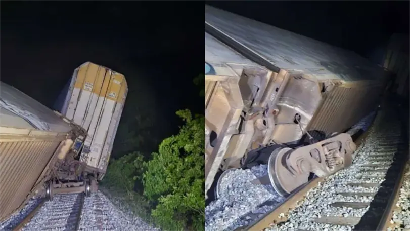 Tren Interoceánico: reportan nuevo descarrilamiento en el mismo tramo que dejó 14 muertos en Oaxaca El incidente ocurrió entre las comunidades de Nizanda y Chivela, en el municipio de Asunción Ixtaltepec, Oaxaca. Foto: Especial
