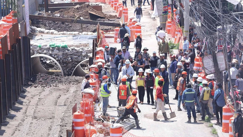 Iztapalapa recibirá inversión de mil 500 mdp para combatir inundaciones y hundimientos El Gobierno capitalino a cargo de Brugada, informó que continuará invirtiendo en infraestructura de drenaje. Foto: GCDMX