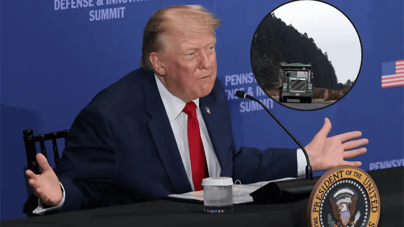 ¿Otra ocurrencia de Trump? Busca reemplazar a camioneros inmigrantes por veteranos de EU Trump buscará facilitar licencias comerciales a veteranos del Ejército. Foto: Reuters y Cuartoscuro.