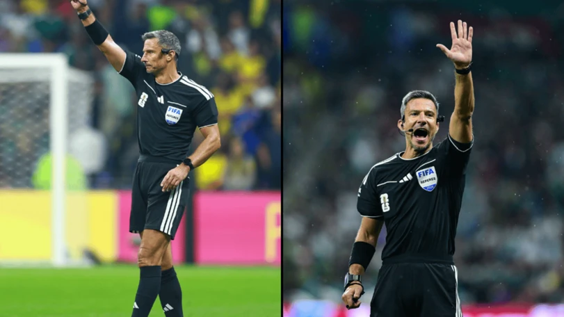 El árbitro de la final Argentina vs España tiene un curioso historial, ¿amuleto de La Roja? Slavko Vinčić será árbitro de la final Argentina vs España. Foto: MexSport.
