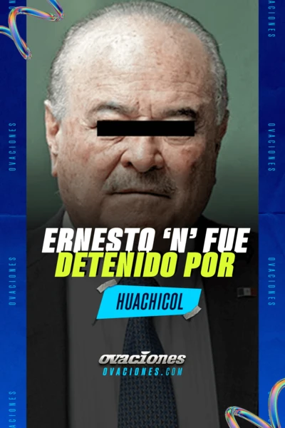 Ernesto N fue detenido por Huachicol
