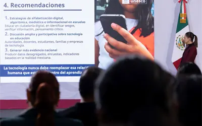 UNESCO respalda debate en M&eacute;xico sobre pantallas y educaci&oacute;n