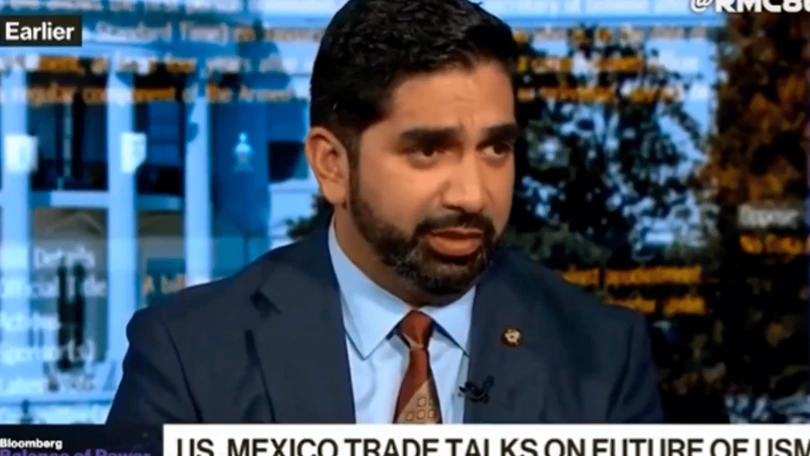 Roberto Lazzeri afirm&oacute; que la incertidumbre sobre la revisi&oacute;n del T-MEC ya afecta la competitividad y las inversiones en Am&eacute;rica del Norte. Foto: Captura de pantalla