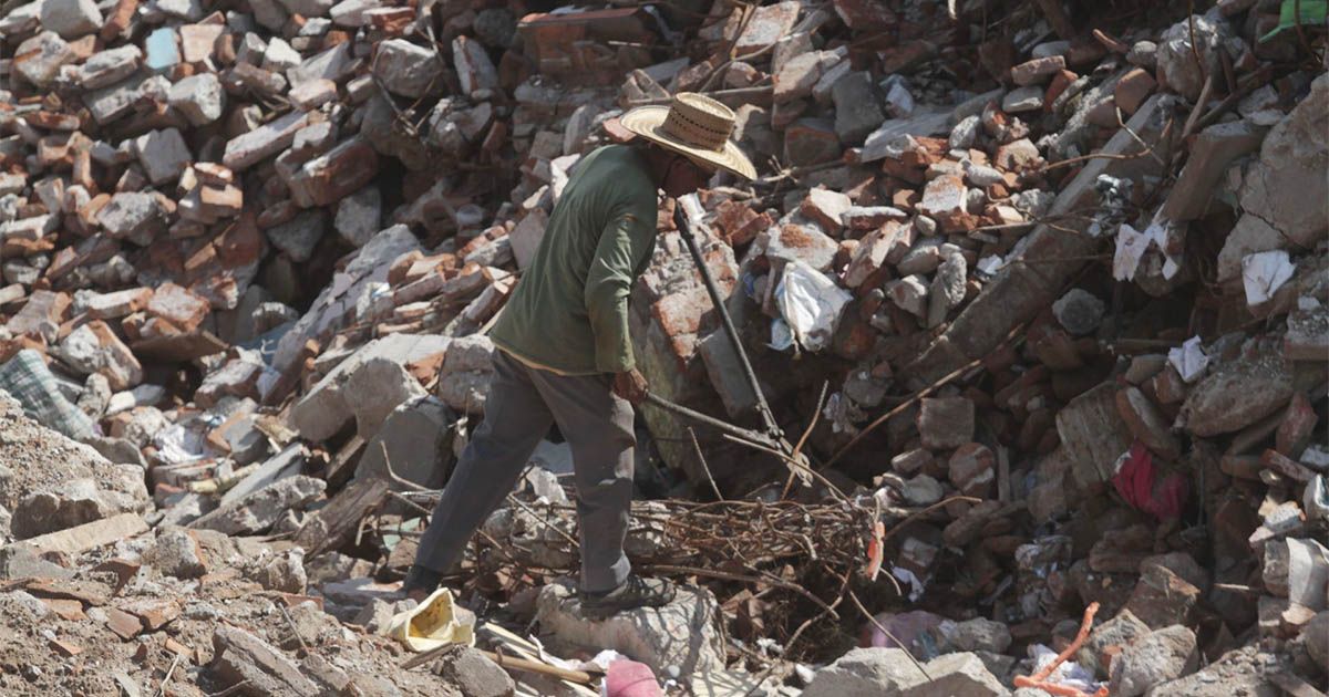Se generan 14 mil toneladas de cascajo diario en la Ciudad de México Se generan 14 mil toneladas de cascajo diario en la Ciudad de México