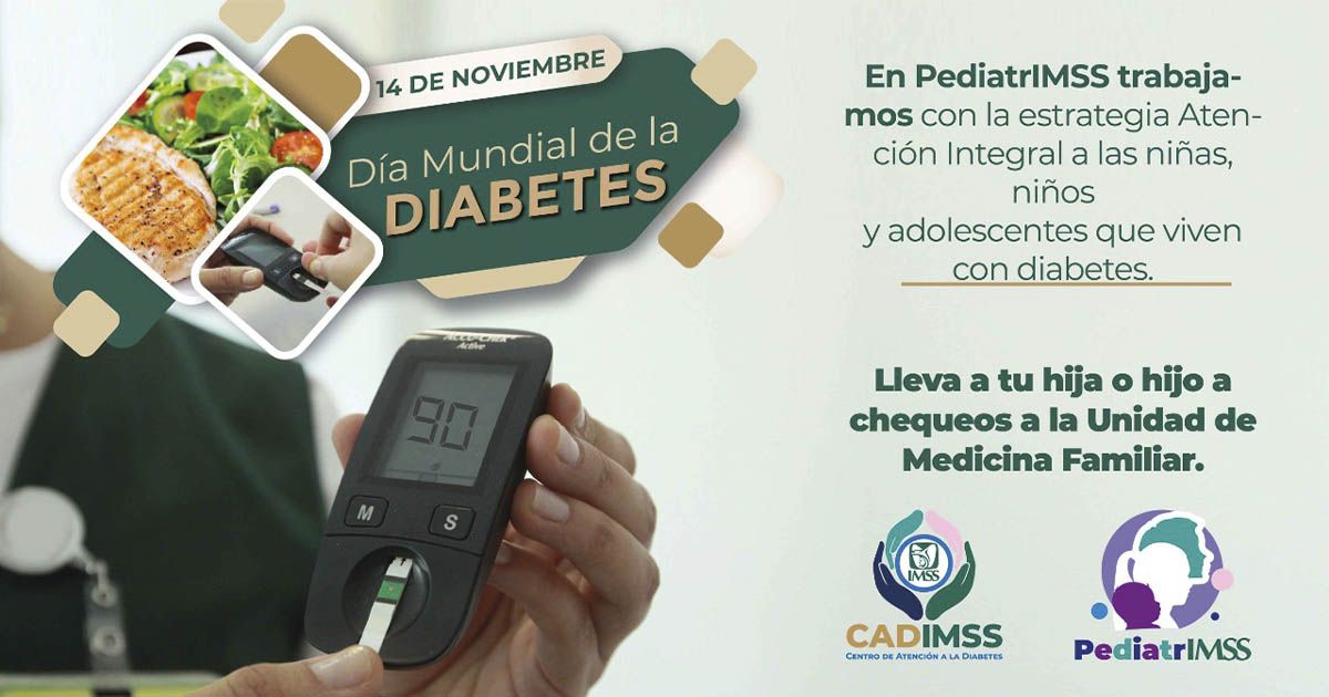 Hoy Día Mundial de la Diabetes; IMSS cuenta con programas de detección: Zoé Robledo Hoy Día Mundial de la Diabetes; IMSS cuenta con programas de detección: Zoé Robledo