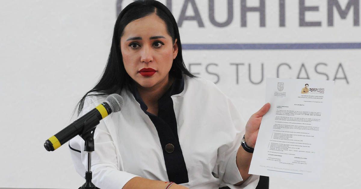 Demanda Morena a Sandra Cuevas aclarar destino de 121 mdp observados por la ASF Demanda Morena a Sandra Cuevas aclarar destino de 121 mdp observados por la ASF