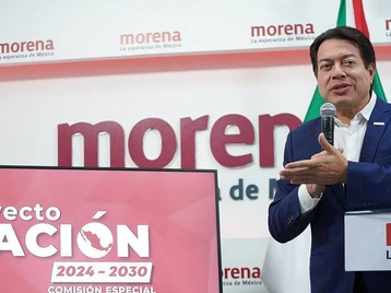 Imagen de la nota: Deslinda Mario Delgado a corcholatas por bardas y espectaculares