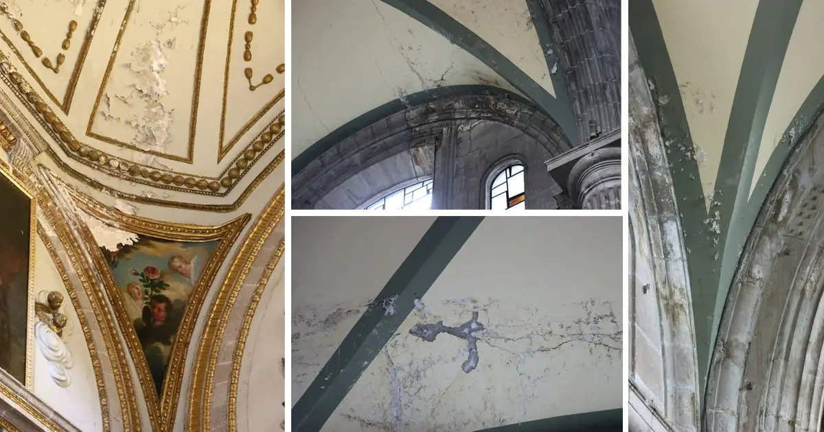 Continúan los trabajos en la Catedral Metropolitana de la CDMX Continúan los trabajos en la Catedral Metropolitana de la CDMX