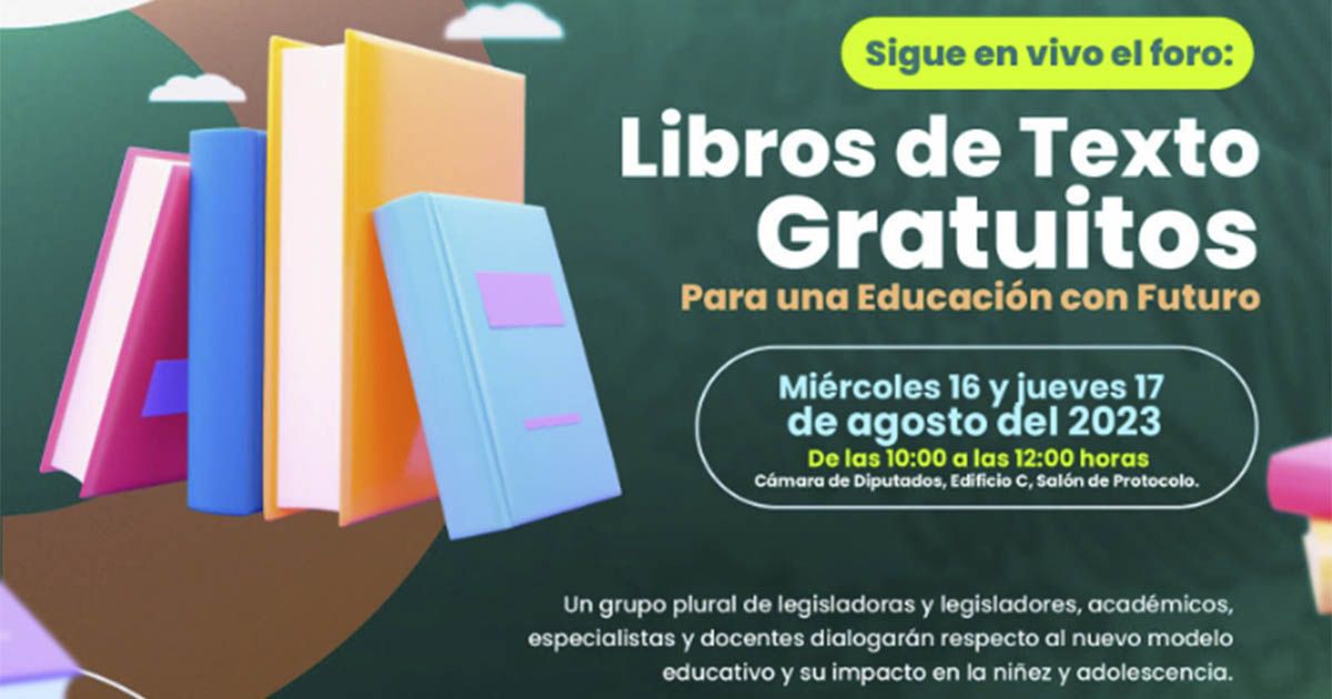 Anuncian diputados del PRI, PAN y PRD foro sobre libros de texto @Mx_Diputados