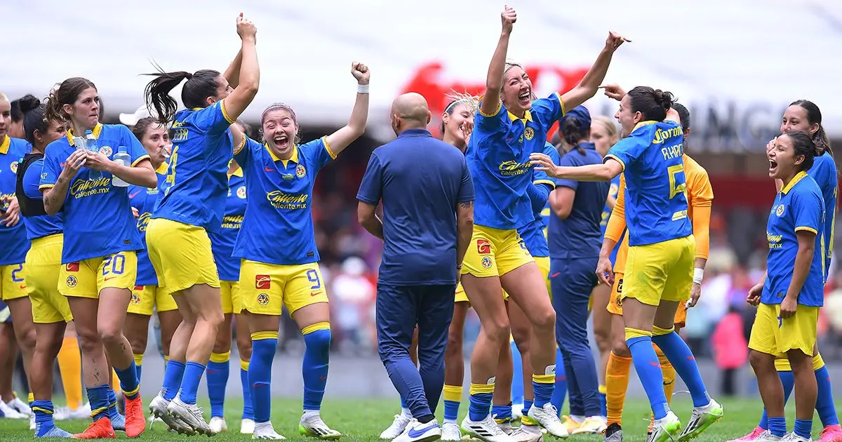 América derrota al Real Madrid y muestra el agigantado avance de la Liga MX Femenil during the game America (MEX) vs Real Madrid (SPA), International Friendly of the BBVA MX Womens League, at the Azteca Stadium, on September 03, 2023.
<br><br>
durante el partido America (MEX) vs Real Madrid (ESP), Amistoso Internacional de la Liga BBVA MX Femenil, en el Estadio Azteca, el 03 de Septiembre de 2023.