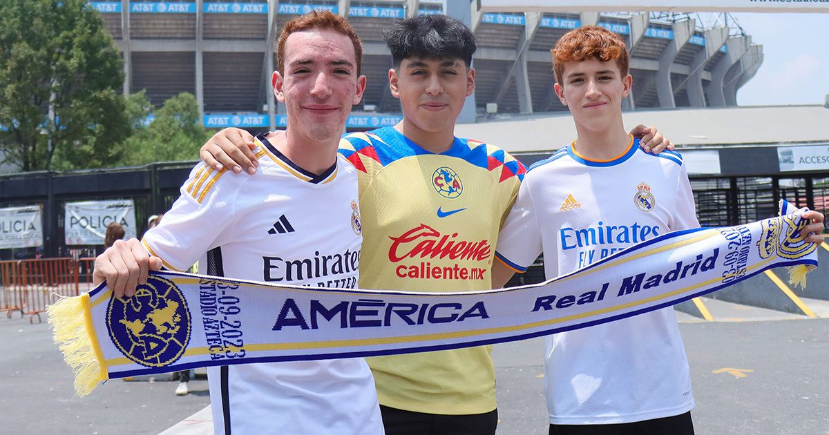 Afición, con el corazón dividido en el Real Madrid vs América Femenil Afición, con el corazón dividido en el Real Madrid vs América Femenil