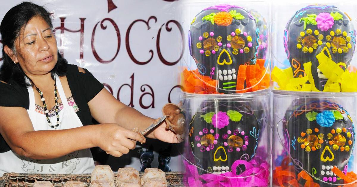 Calaveritas de chocolate en Xochimilco: una tradición ancestral Aracely Martínez