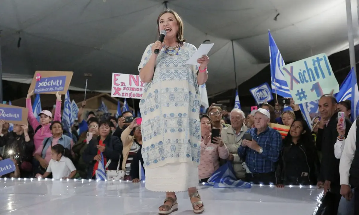 En Morena están temblando y van a empezar con sus mentiras en las encuestas: Xóchitl Gálvez En Morena están temblando y van a empezar con sus mentiras en las encuestas: Xóchitl Gálvez