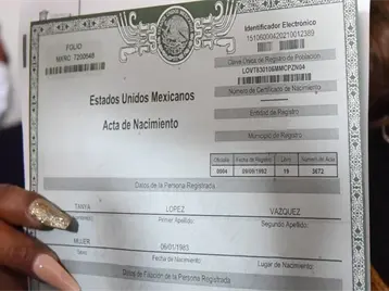 Imagen de la nota: Así puedes descargar tu acta de nacimiento en línea gratis