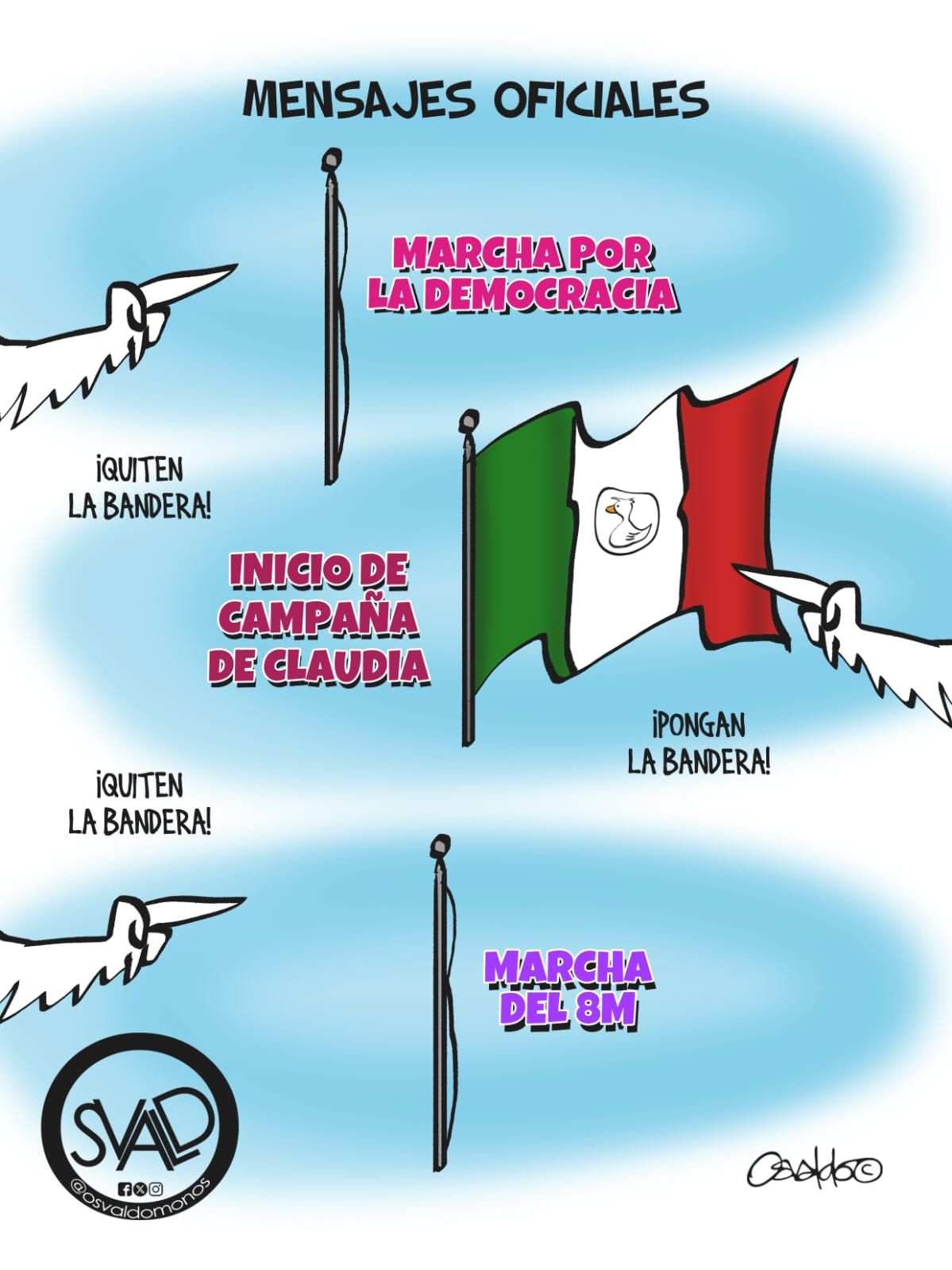 Mensajes oficiales