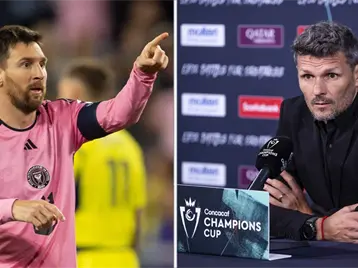Imagen de la nota: ¡Hubo bronca! Reportan que Messi encaró al Tano Ortiz tras victoria de Rayados