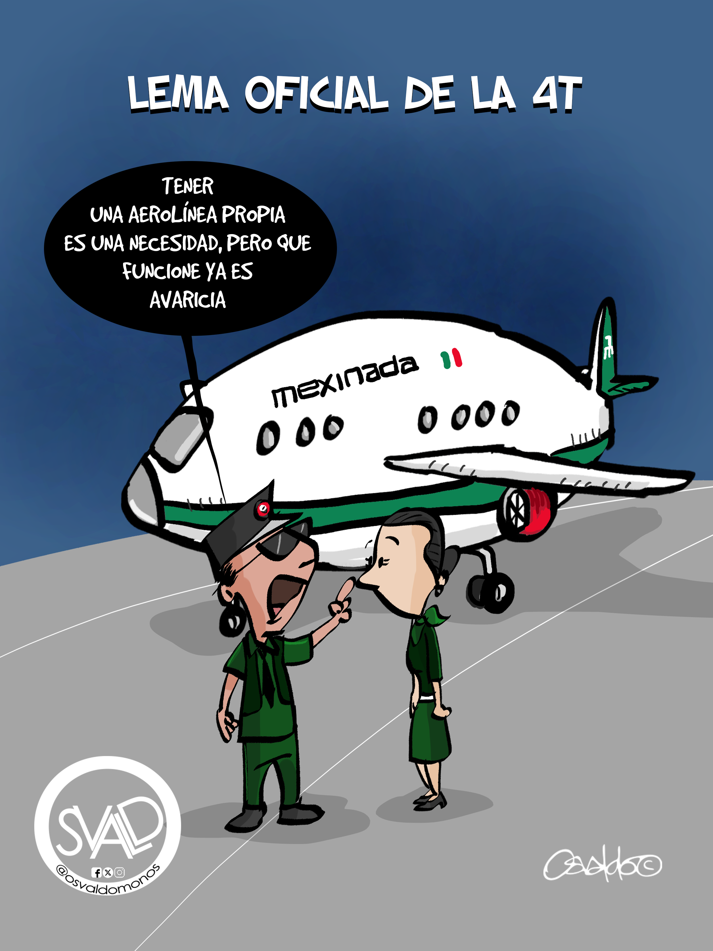 Lema oficial de la 4T