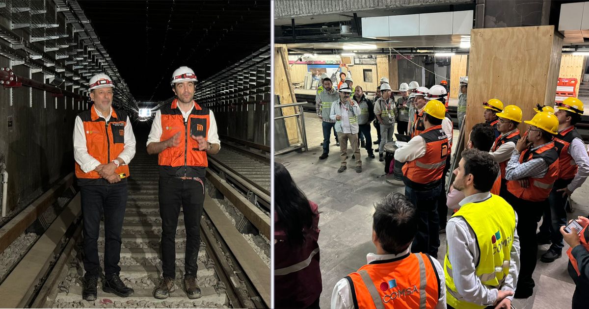 Línea 1 del Metro: Autoridades supervisan a fondo los avances en la modernización de un tramo Foto: Cortesía @andreslajous