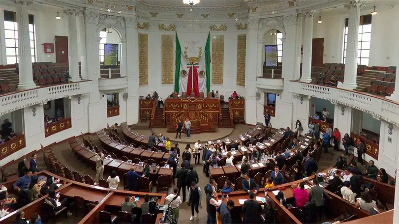 Diputada Daniela Álvarez acusa censura en Congreso CDMX La Comisión Permanente del Congreso de la CDMX en sesión. Foto: Archivo.