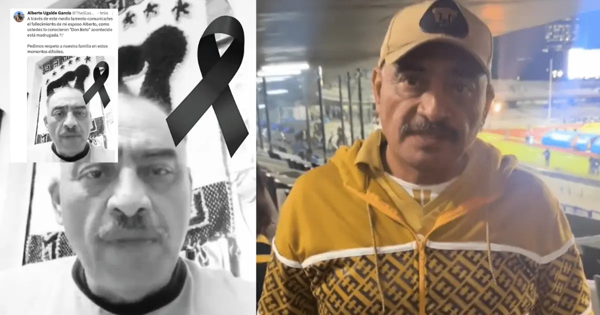 Reportan muerte de Don Beto, creador de la porra CU, CU, Pumas Don Beto, el fiel aficionado de Pumas que se viralizó este 2024