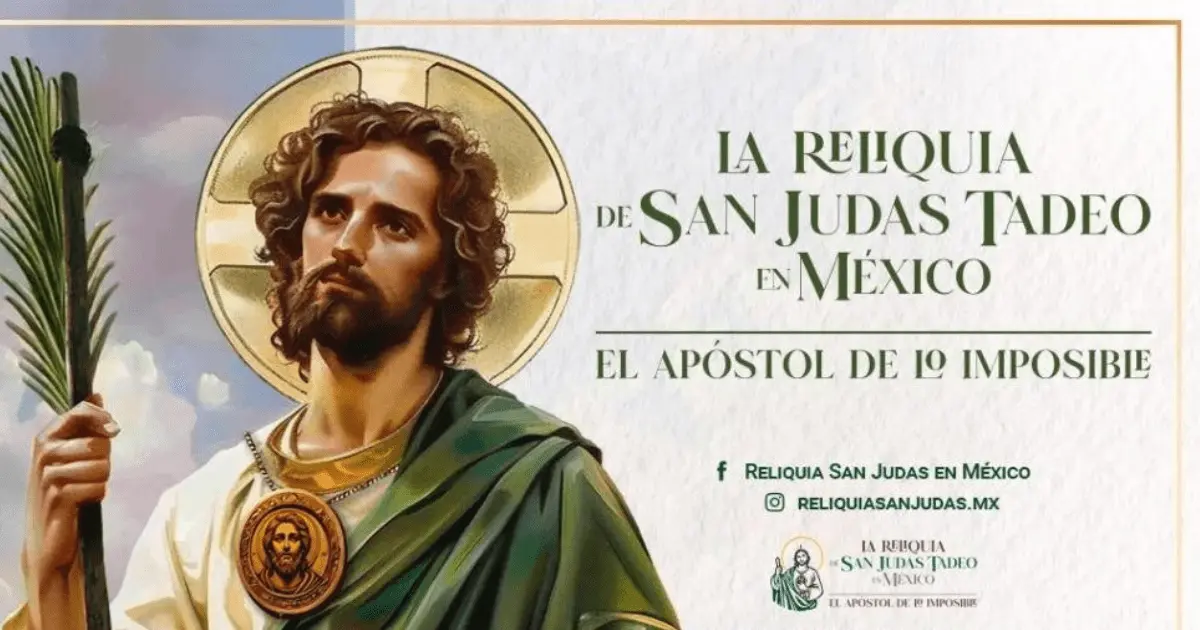 Reliquias de San Judas Tadeo en Tabasco 2024: Iglesias que visitará y fechas Reliquias de San Judas Tadeo en Tabasco