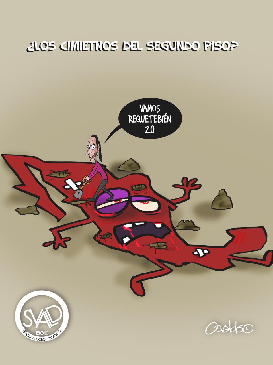 ¿Los cimietnos del segundo piso?
