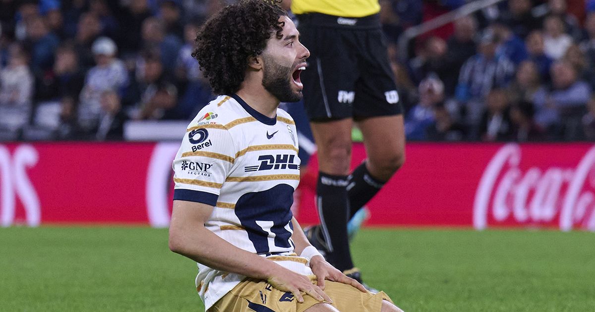 ¿Se va de Pumas? Chino Huerta no renueva y podría irse del conjunto auriazul en enero Foto: Mexsport