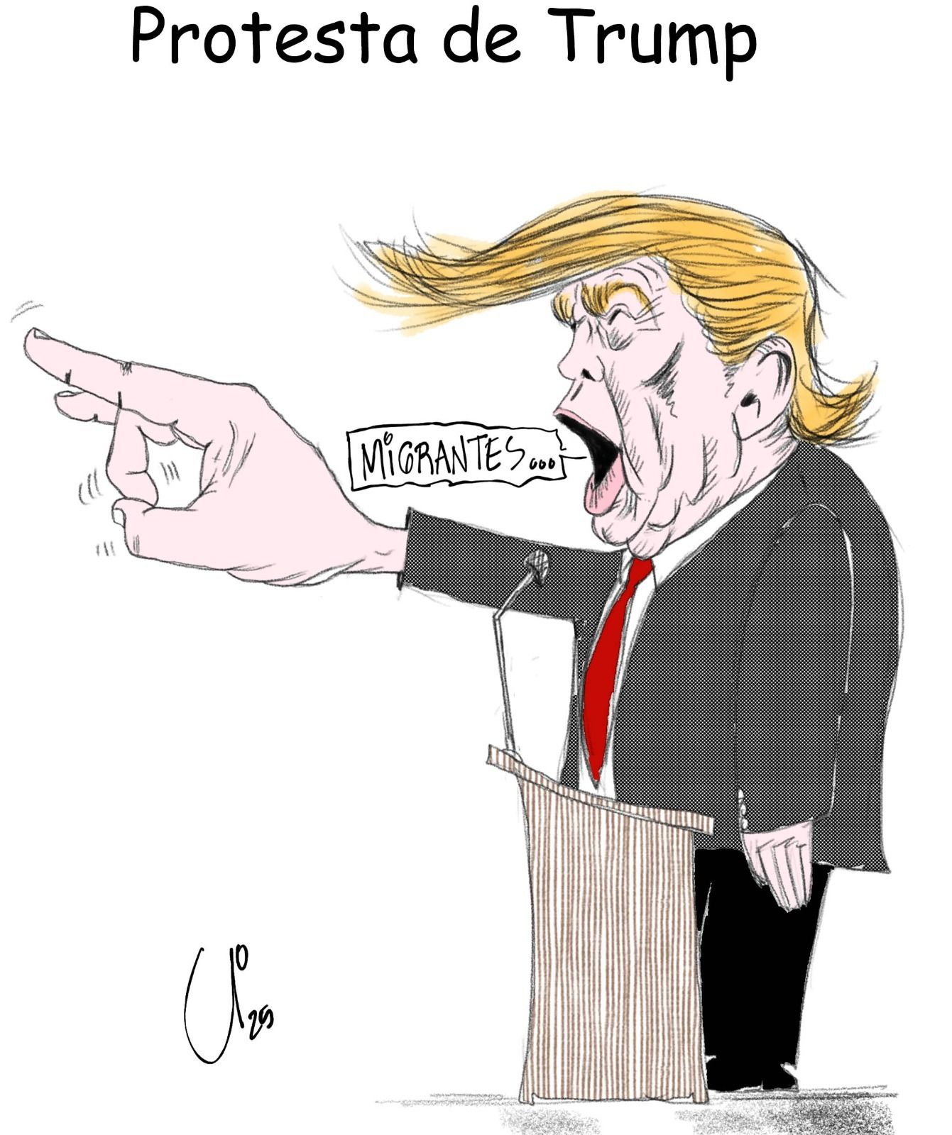 Protesta de Trump