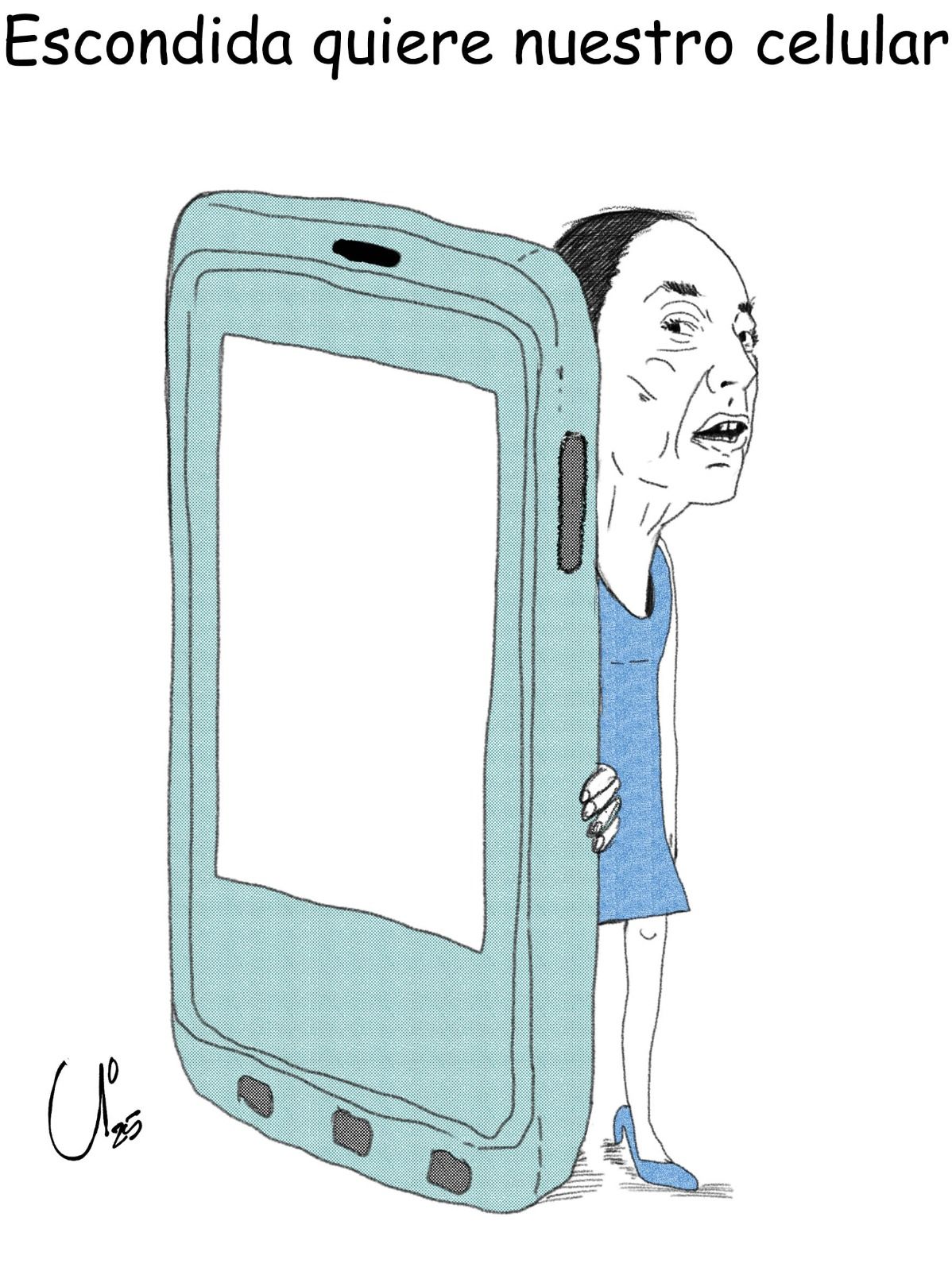 Escondida quiere nuestro celular