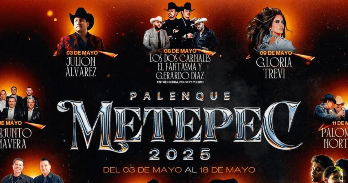 Mapa del Palenque Metepec 2025: guía de zonas y ubicación para disfrutar los conciertos : Palenque Metepec: Epicentro de Conciertos y Espectáculos en el Estado de México
Foto: FB Palenque Metepec