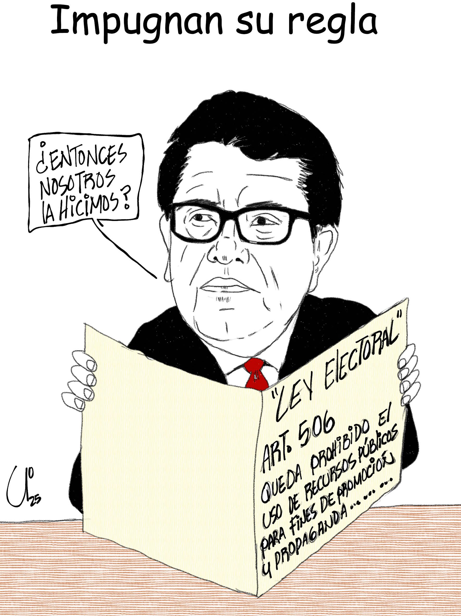 Impugnan su regla