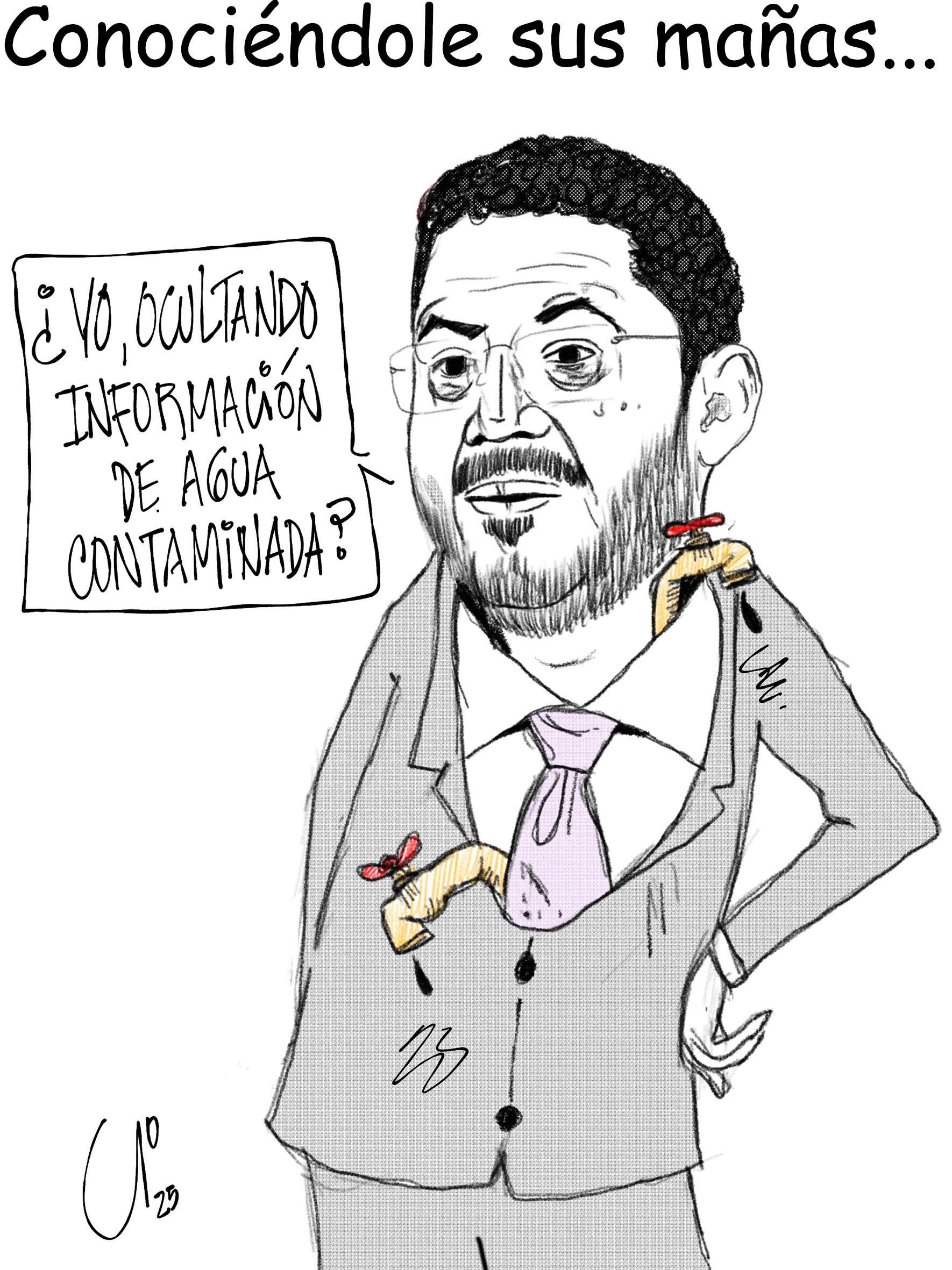 Conociéndole sus mañas...