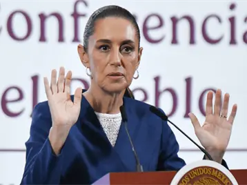 Imagen de la nota: Sheinbaum echa porras al ciclista Isaac del Toro