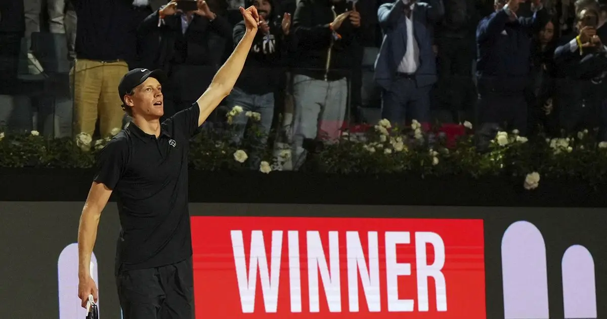 Jannik Sinner vs Carlos Alcaraz: la edición 11 del nuevo clásico del tenis se traslada a la Final del Masters de Roma Foto: Reuters