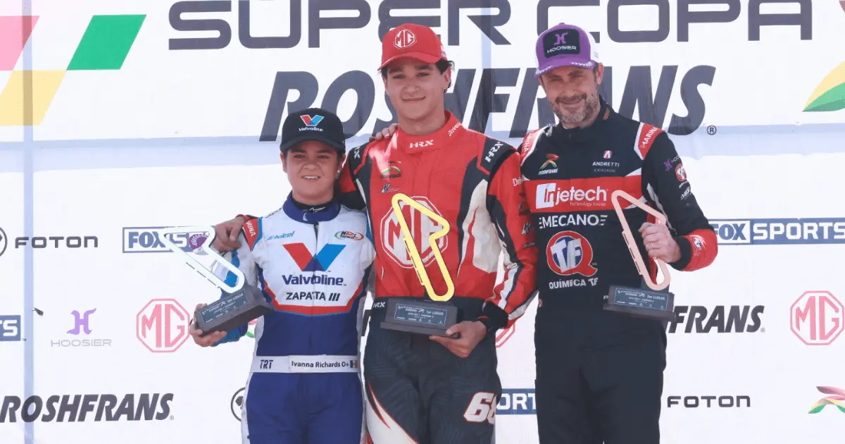 Súper Copa Roshfrans León queda en familia: triunfo de Emiliano Richards de MG con su prima Ivanna en segundo Súper Copa Roshfrans León queda en familia: triunfo de Emiliano Richards de MG con su prima Ivanna en segundo
