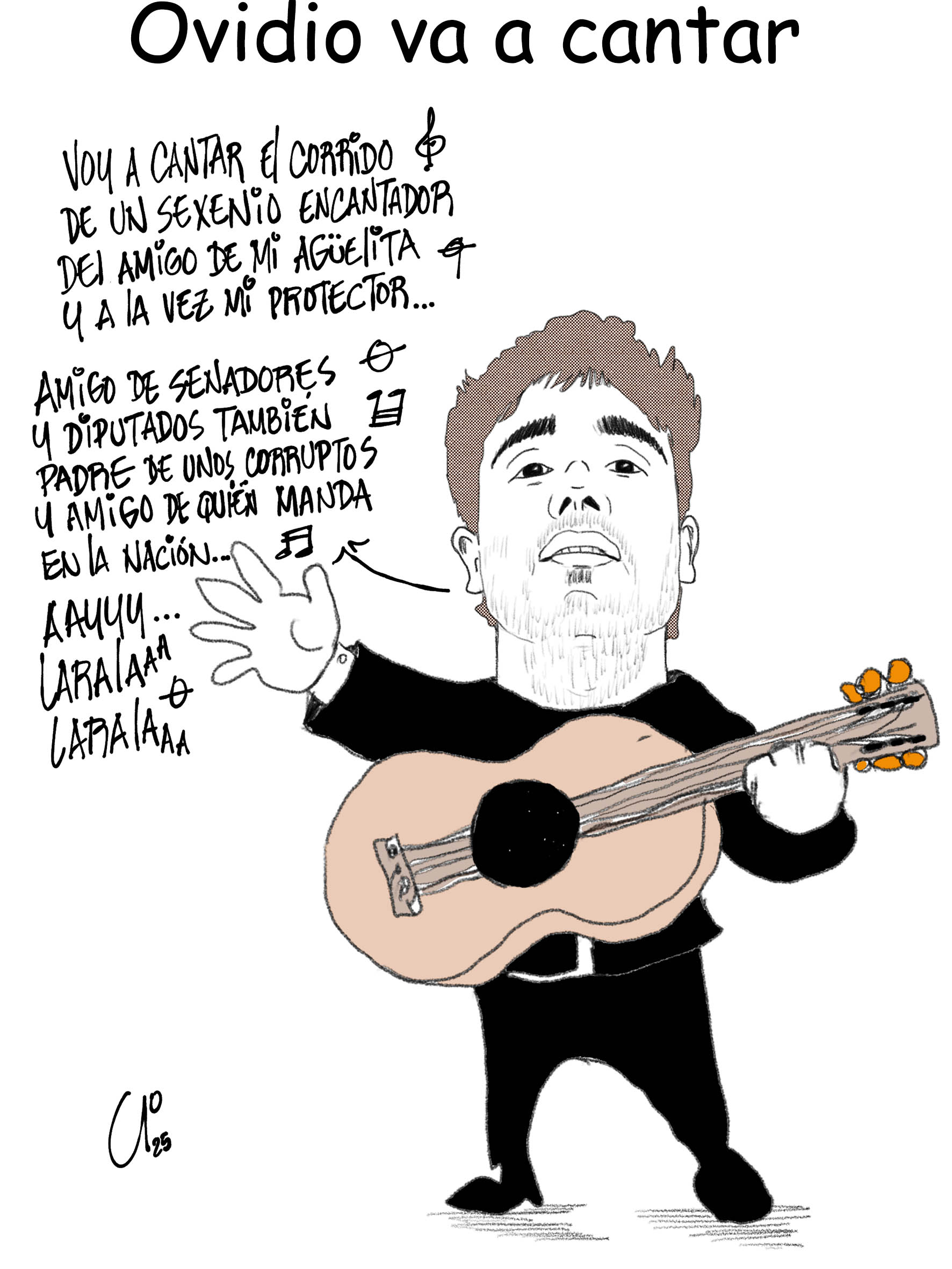 Ovidio va a cantar