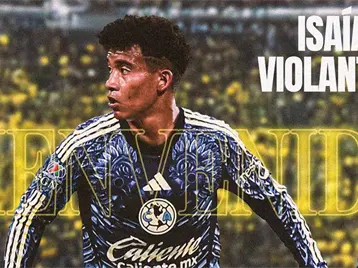 Imagen de la nota: América anunció de manera oficial a Isaías Violante, procedente del Toluca
